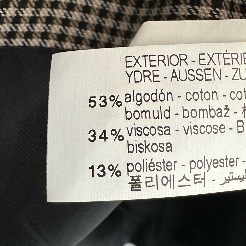 ZARA DOUBLE-BREASTED BUTTONED BLAZER - Picture 2 of 4